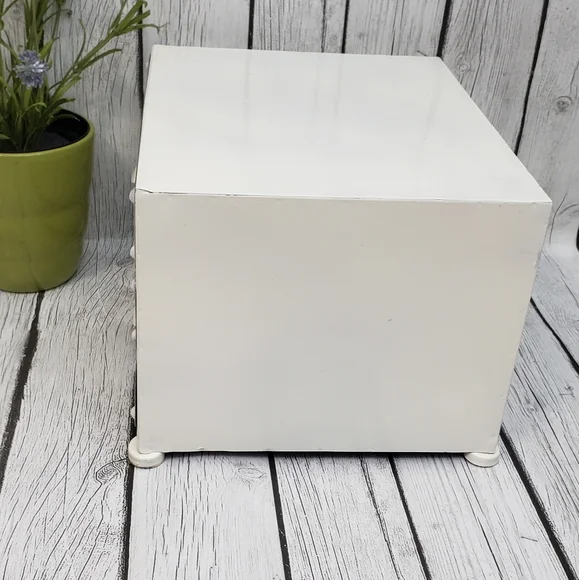 Hand Painted Table Top 3-Drawer Organizer